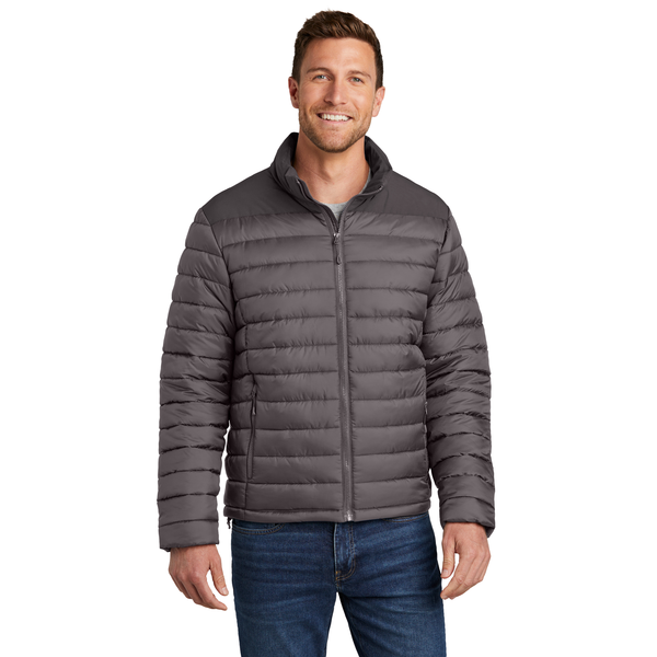 Port Authority® Horizon Polyester Men's Puffy Jacket