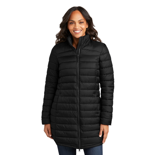 Port Authority® Horizon Polyester Ladies' Puffy Long Jacket