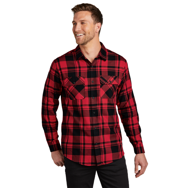 Port Authority® Plaid Cotton/Poly Flannel Men's Shirt