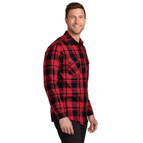 Port Authority® Plaid Cotton/Poly Flannel Men's Shirt