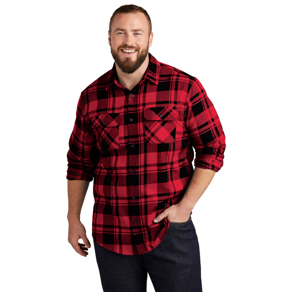 Port Authority® Plaid Cotton/Poly Flannel Men's Shirt