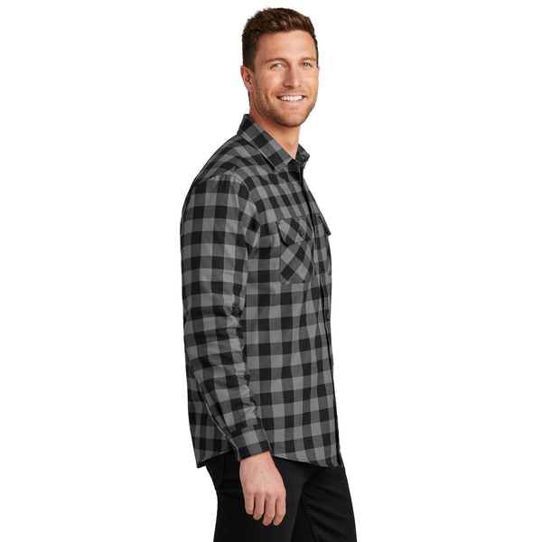Port Authority® Plaid Cotton/Poly Flannel Men's Shirt
