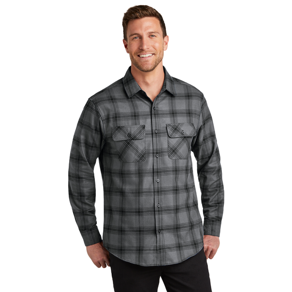 Port Authority® Plaid Cotton/Poly Flannel Men's Shirt