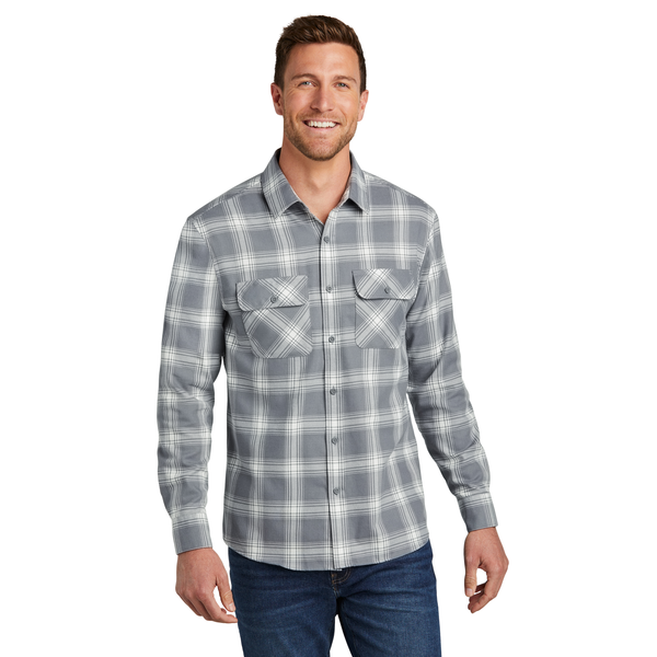 Port Authority® Plaid Cotton/Poly Flannel Men's Shirt