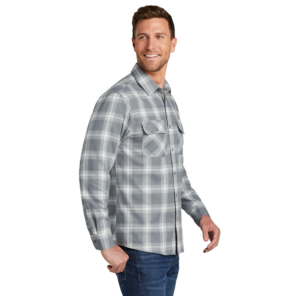 Port Authority® Plaid Cotton/Poly Flannel Men's Shirt