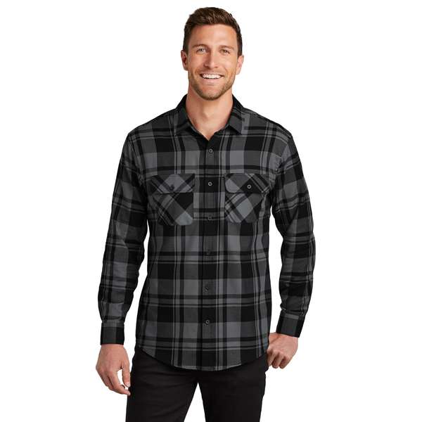 Port Authority® Plaid Cotton/Poly Flannel Men's Shirt