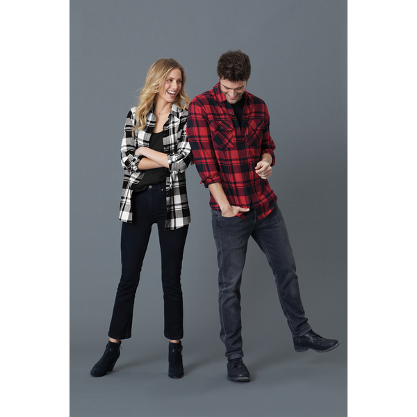 Port Authority® Plaid Cotton/Poly Flannel Men's Shirt