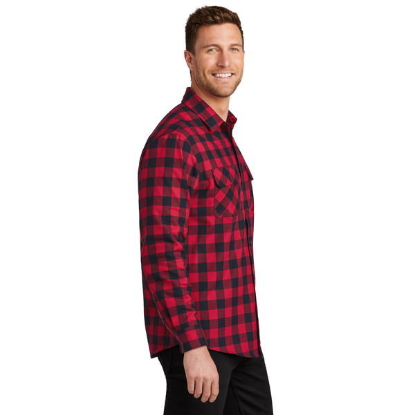 Port Authority® Plaid Cotton/Poly Flannel Men's Shirt