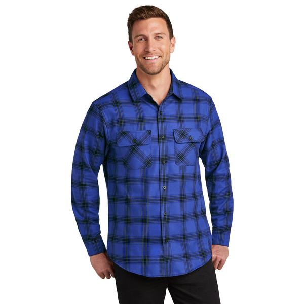 Port Authority® Plaid Cotton/Poly Flannel Men's Shirt