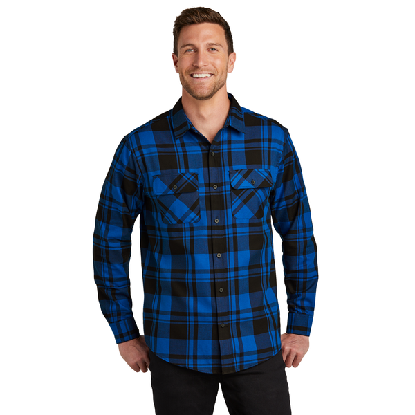Port Authority® Plaid Cotton/Poly Flannel Men's Shirt
