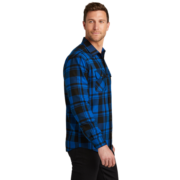 Port Authority® Plaid Cotton/Poly Flannel Men's Shirt