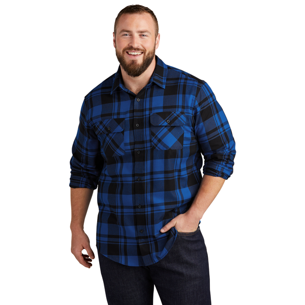 Port Authority® Plaid Cotton/Poly Flannel Men's Shirt