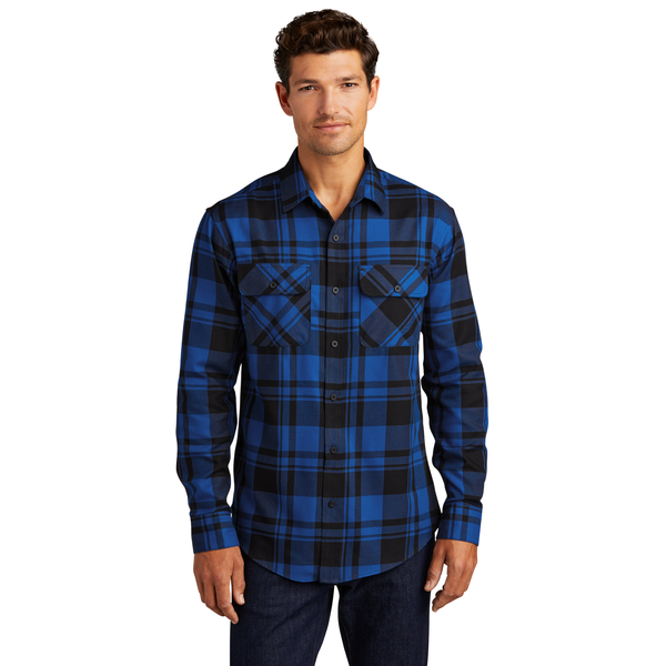 Port Authority® Plaid Cotton/Poly Flannel Men's Shirt