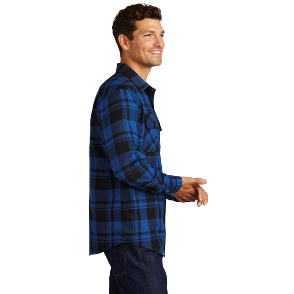 Port Authority® Plaid Cotton/Poly Flannel Men's Shirt