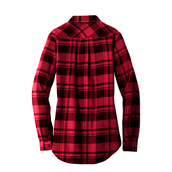 Port Authority® Plaid Cotton/Poly Flannel Ladies' Tunic