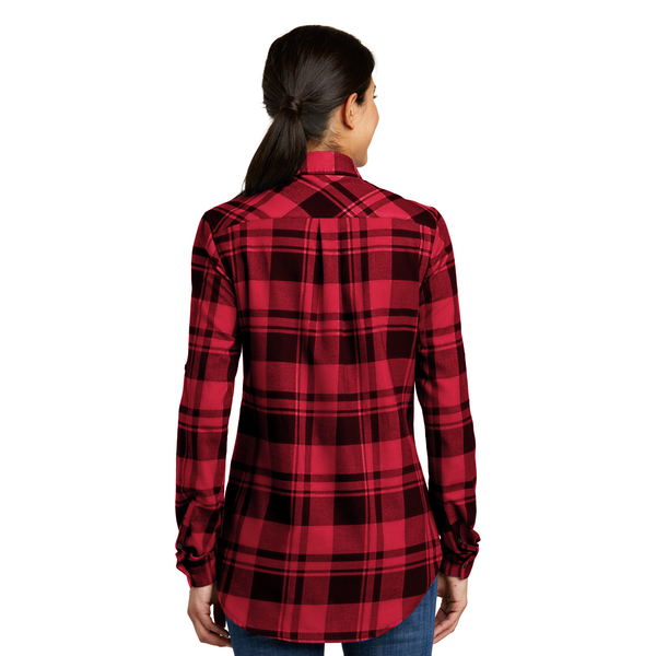 Port Authority® Plaid Cotton/Poly Flannel Ladies' Tunic
