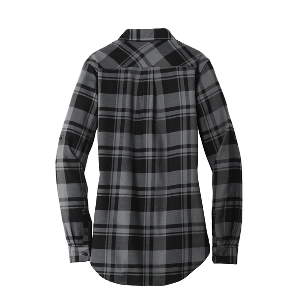 Port Authority® Plaid Cotton/Poly Flannel Ladies' Tunic
