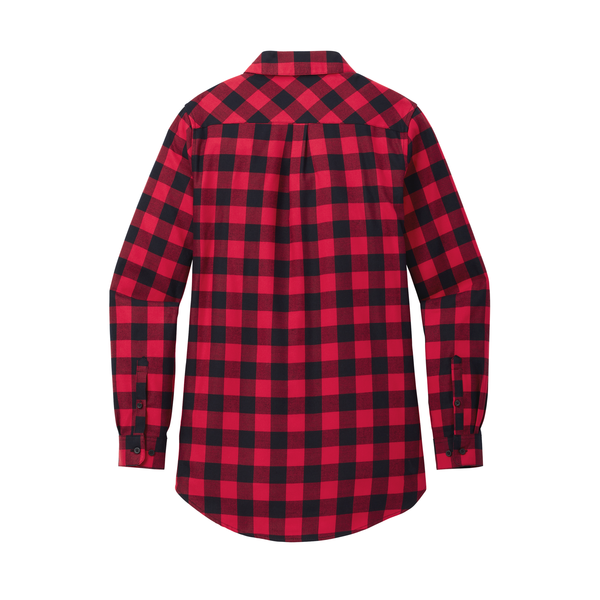Port Authority® Plaid Cotton/Poly Flannel Ladies' Tunic