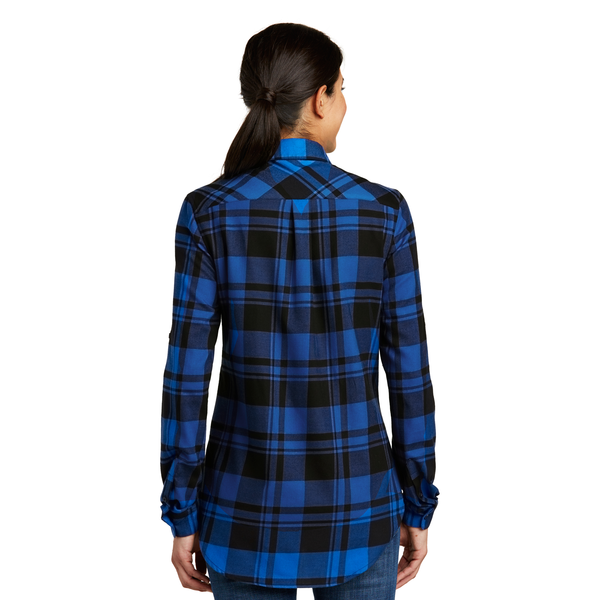 Port Authority® Plaid Cotton/Poly Flannel Ladies' Tunic