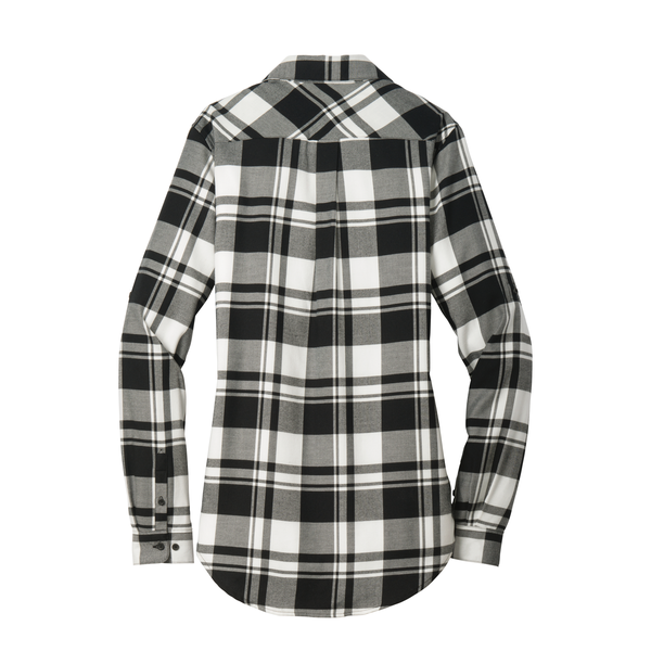 Port Authority® Plaid Cotton/Poly Flannel Ladies' Tunic