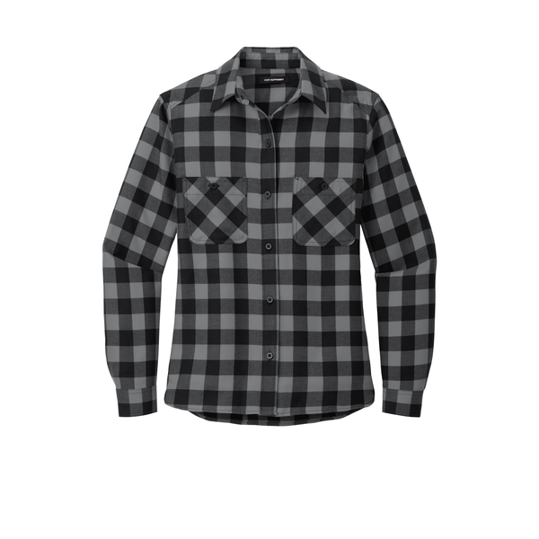 Port Authority® Plaid Cotton/Poly Flannel Ladies' Shirt