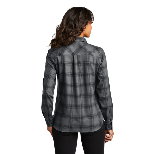 Port Authority® Plaid Cotton/Poly Flannel Ladies' Shirt