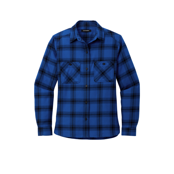 Port Authority® Plaid Cotton/Poly Flannel Ladies' Shirt