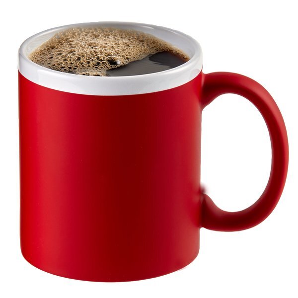 Sunrise Velvet-Touch Ceramic Mug, 11oz.