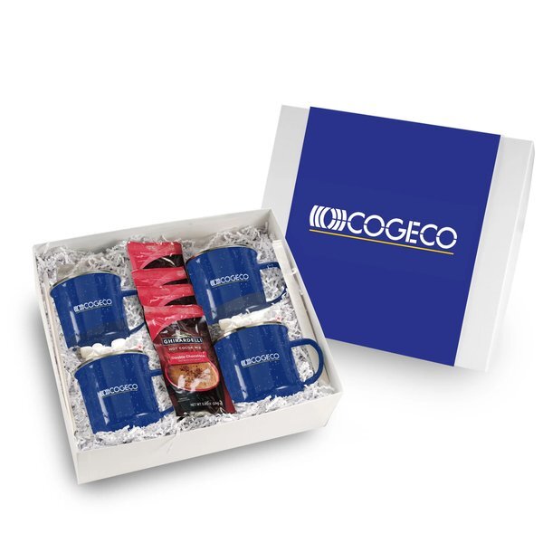 Cup of Cheer Mugs & Hot Chocolate Gift Set