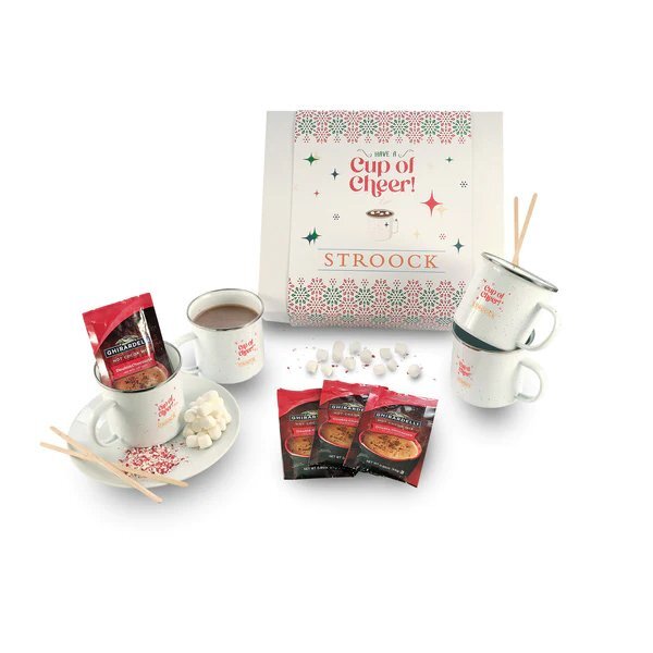 Cup of Cheer Mugs & Hot Chocolate Gift Set