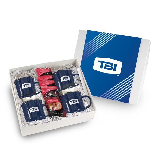 Cup of Cheer Mugs & Hot Chocolate Gift Set