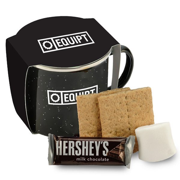 S'mores Kit & Speckled Camping Mug Gift Set