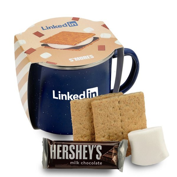 S'mores Kit & Speckled Camping Mug Gift Set