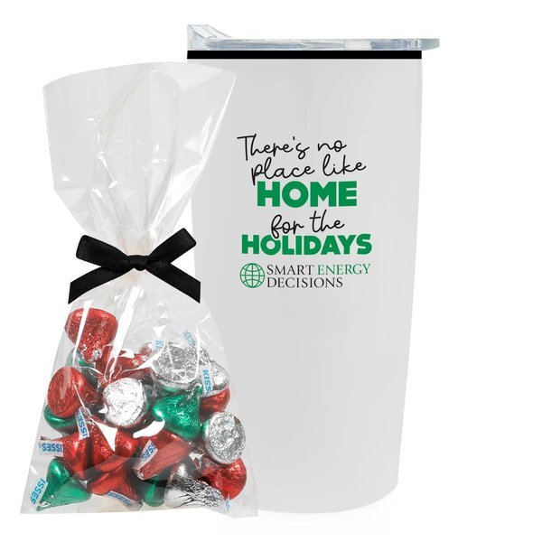 Hershey's® Holiday Kisses Mug Stuffer & Straight Tumbler w/ Plastic Liner Gift Set