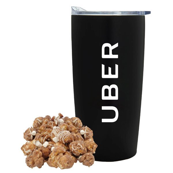 Hot Chocolate Popcorn & Straight Tumbler w/ Plastic Liner Gift Set