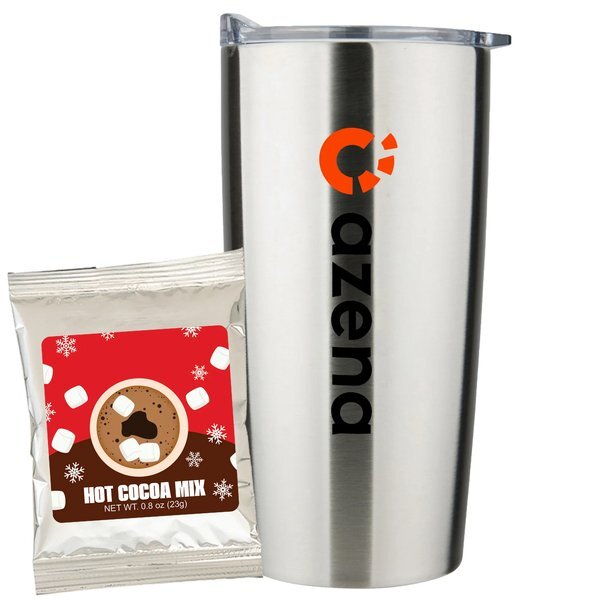 Holiday Hot Chocolate Mix & Straight Tumbler Gift Set