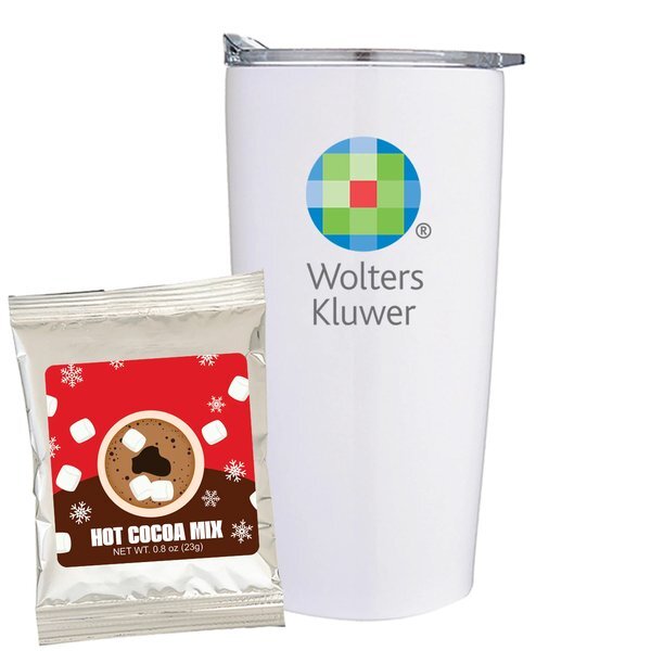 Holiday Hot Chocolate Mix & Straight Tumbler Gift Set