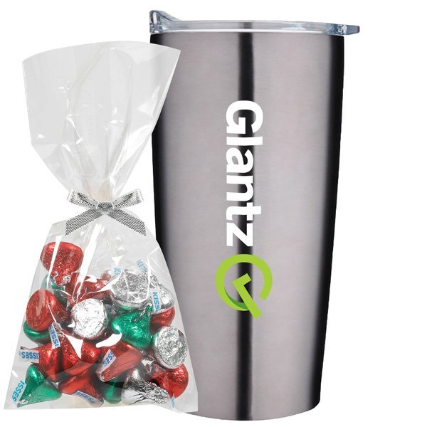 Hershey's® Holiday Kisses Mug Stuffer & Straight Tumbler Gift Set