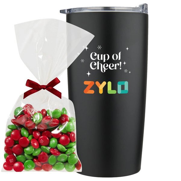 Holiday M&M's® Mug Stuffer & Straight Tumbler Gift Set