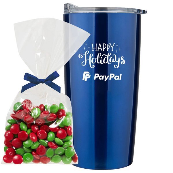 Holiday M&M's® Mug Stuffer & Straight Tumbler Gift Set