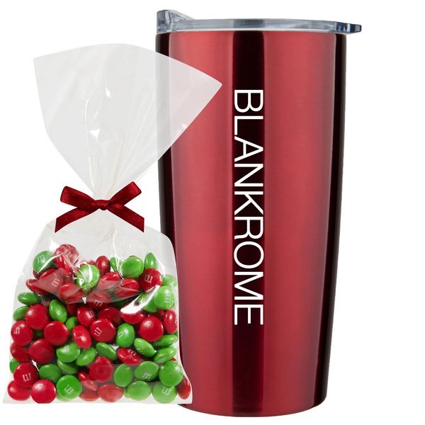 Holiday M&M's® Mug Stuffer & Straight Tumbler Gift Set