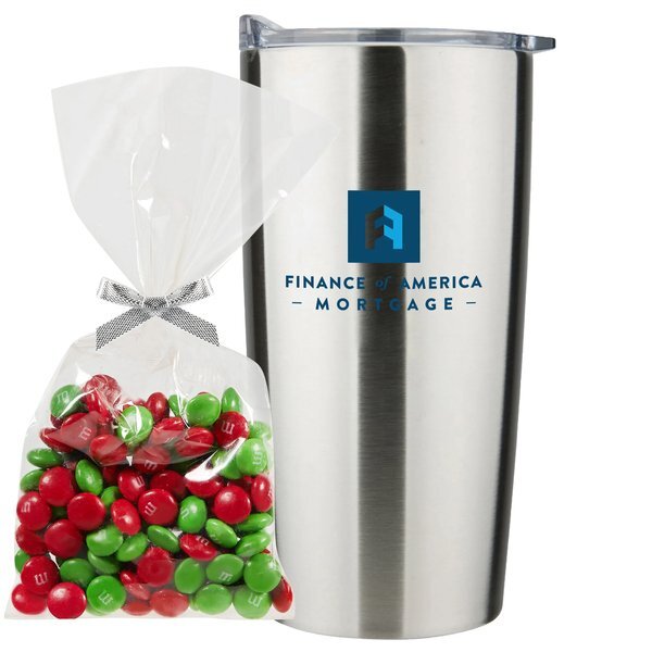 Holiday M&M's® Mug Stuffer & Straight Tumbler Gift Set