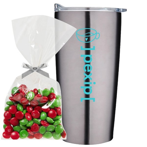 Holiday M&M's® Mug Stuffer & Straight Tumbler Gift Set