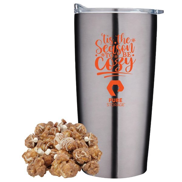 Hot Chocolate Popcorn & Straight Tumbler Gift Set