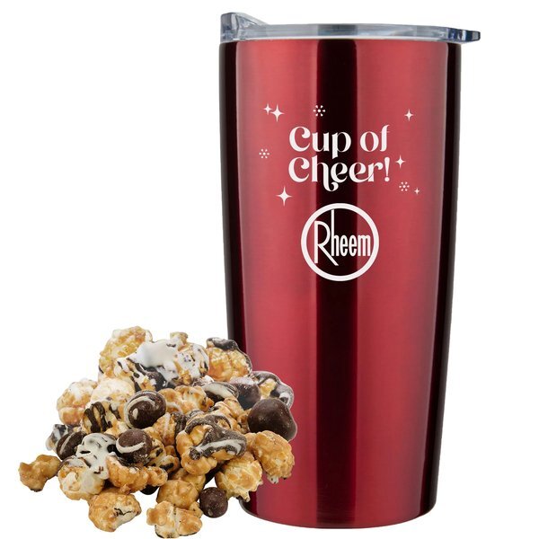 Caramel Latte Popcorn & Straight Tumbler Gift Set