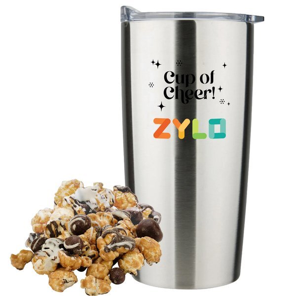 Caramel Latte Popcorn & Straight Tumbler Gift Set