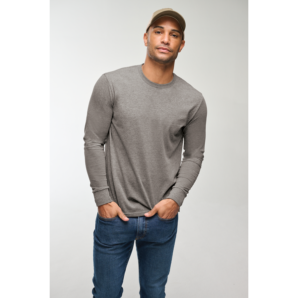 District® Perfect Blend® CVC Long Sleeve Men's Tee