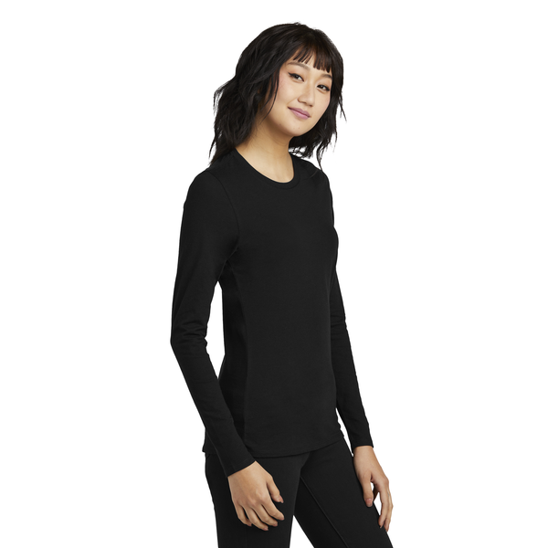 District® Perfect Blend® CVC Long Sleeve Ladies' Tee