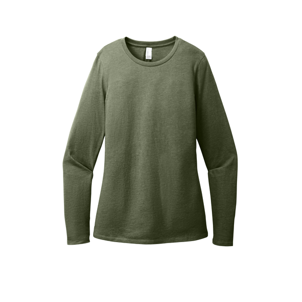 District® Perfect Blend® CVC Long Sleeve Ladies' Tee