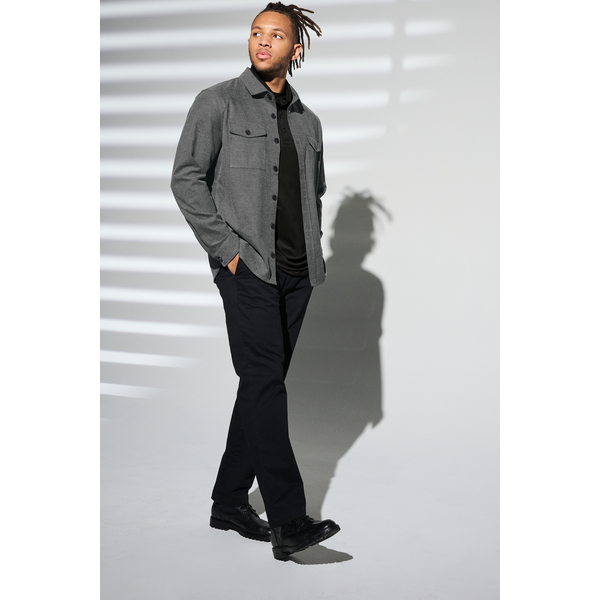 MERCER+METTLE™ Long Sleeve Twill Men's Overshirt